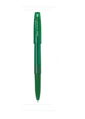 Penna a sfera a scatto Super Grip G - verde - Momenti Felici