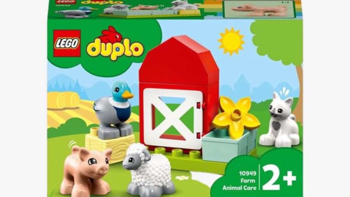 LEGO DUPLO Town 10949 Gli Animali della Fattoria, con Anatra, Maiale, Gatto  e Mucca Giocattolo, Giochi Creativi per Bambini - LEGO - Duplo Town -  Animali - Giocattoli